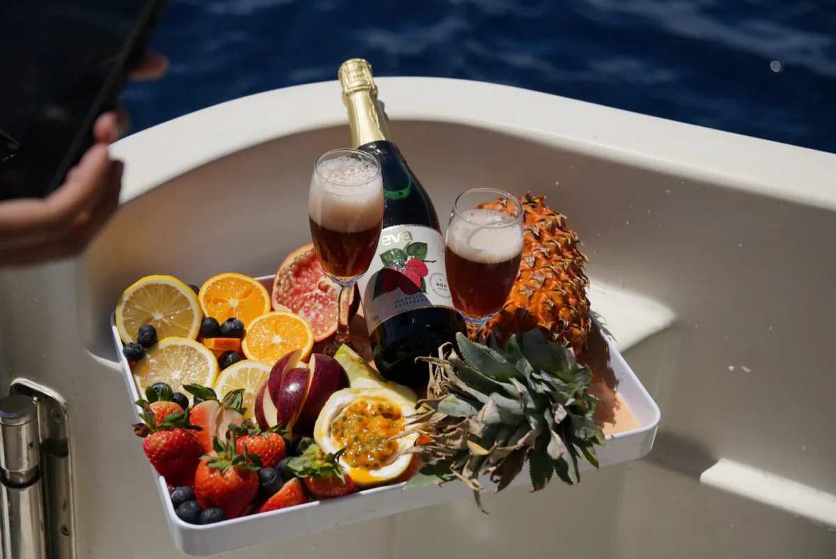 Obst, vor dem Ablegen angerichtet